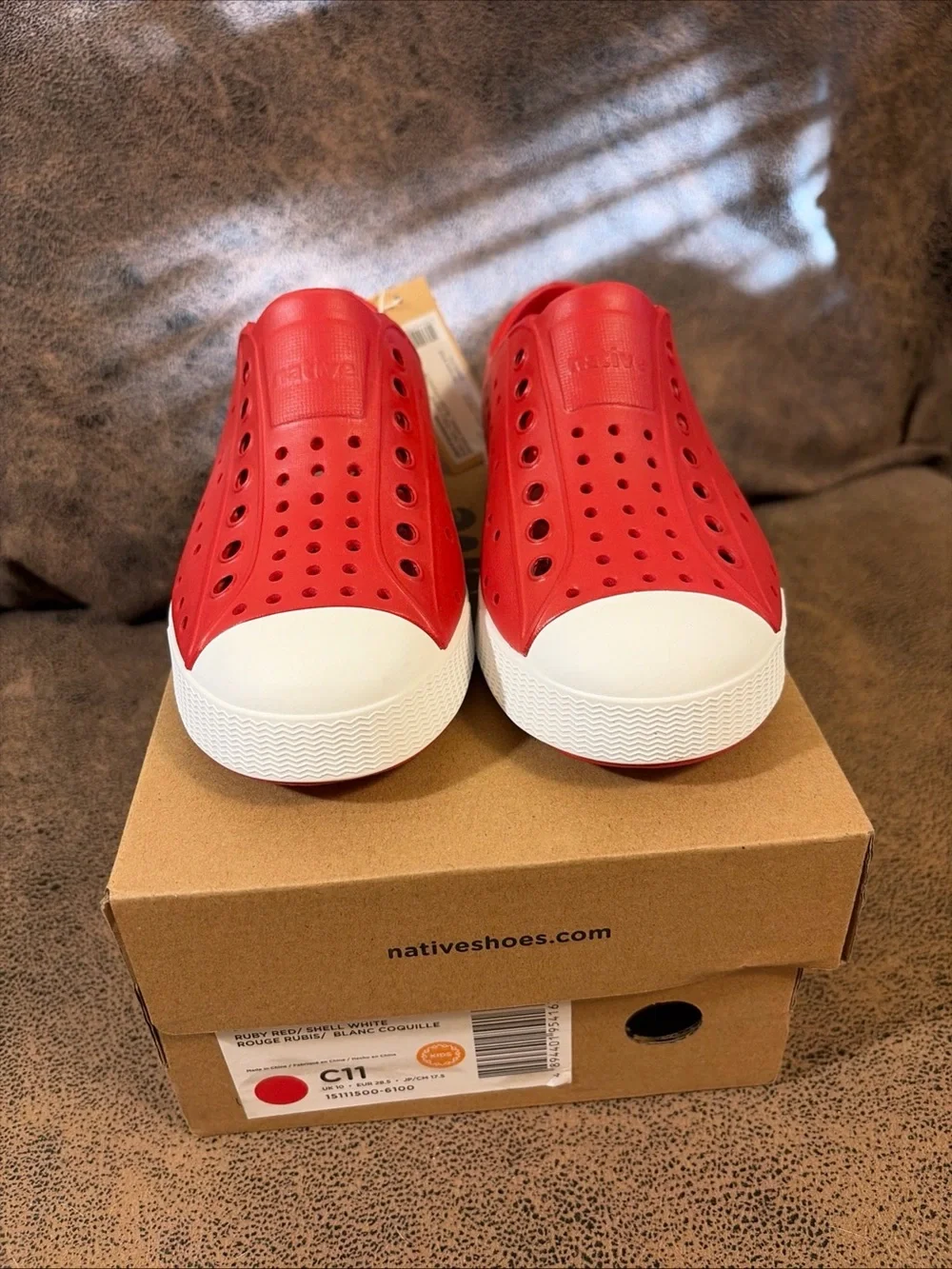 Native Shoes Unisex-Kids Jefferson Sneakers Size C 11